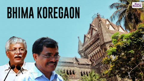 Anand Teltumbde, Vernon Gonsalves with Bhima Koregaon