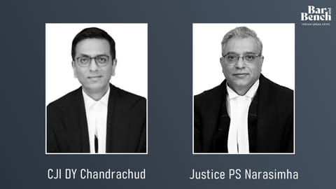 CJI DY Chandrachud and Justice PS Narasimha