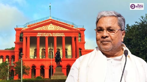Siddaramaiah and Karnataka High Court