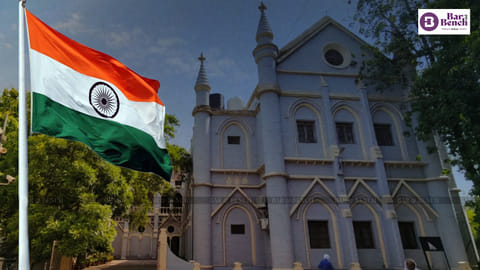 Madhya Pradesh High Court, Indian Flag