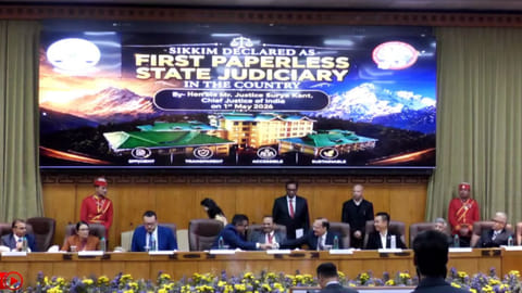 Sikkim First Paperless State Judiciary
