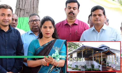 ரிப்பன் கட்டிட வளாகத்தில் டேன் டீ உணவகத்தினை மேயர் பிரியா திறந்து வைத்தார்