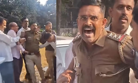 லஞ்சம் வாங்கும்போது கைது... குழந்தை போல் அலறி ஆர்ப்பாட்டம் செய்த போலீஸ் இன்ஸ்பெக்டர்