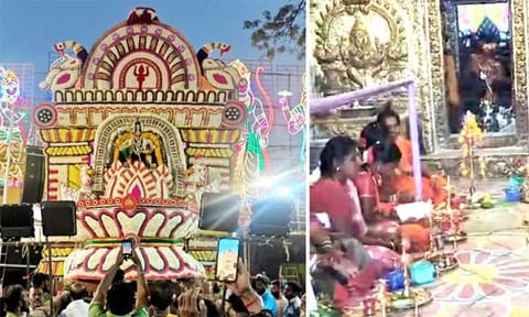 கீழக்கடையம் பத்ரகாளி அம்மன் கோவில் திருவிழா.. திரளான பக்தர்கள் தரிசனம்