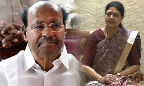 தைலாபுரம் இல்லத்தில் ராமதாஸ்-சசிகலா சந்திப்பு