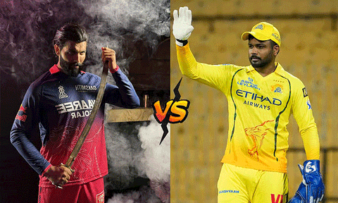 ராஜஸ்தானுக்கு எதிரான ஆட்டம்: சென்னை அணி பேட்டிங்