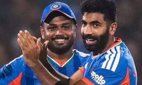 ஐ.சி.சி.யின் மார்ச் மாதத்துக்கான சிறந்த வீரர் விருது பட்டியலில் சாம்சன், பும்ரா