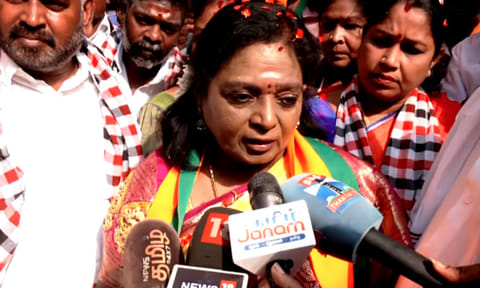 ‘முதல்-அமைச்சர் மு.க.ஸ்டாலின் பதற்றமாக இருக்கிறார்’ - தமிழிசை சவுந்தரராஜன்