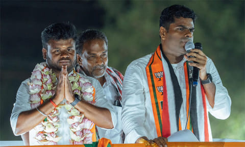 திமுக அரசு விவசாயிகளின் வாழ்வாதாரத்தைச் சிதைத்துள்ளது - அண்ணாமலை