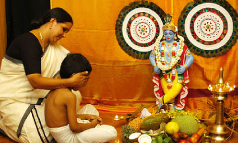 கேரளத்தில் இன்று விஷு பண்டிகை