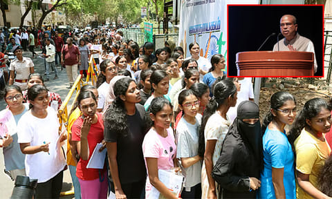நீட் இளநிலை தேர்வு; மாணவ மாணவிகளுக்கு மத்திய கல்வி மந்திரி வாழ்த்து