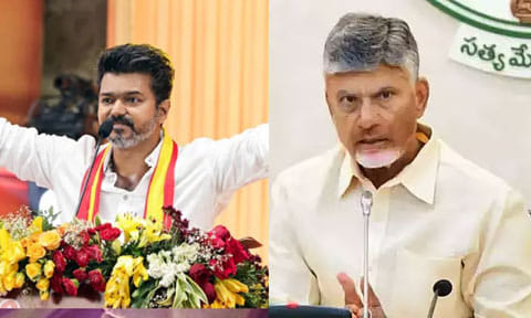 த.வெ.க. தலைவர் விஜய்க்கு ஆந்திர முதல்-மந்திரி சந்திரபாபு நாயுடு வாழ்த்து