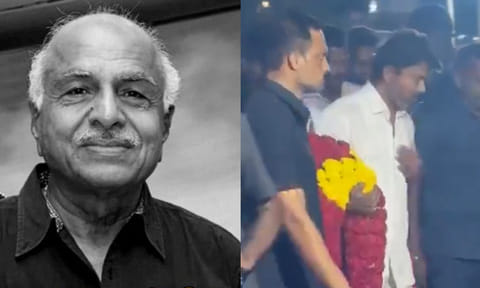 தயாரிப்பாளர் ஆர்.பி.சவுத்ரி உடலுக்கு விஜய் நேரில் அஞ்சலி