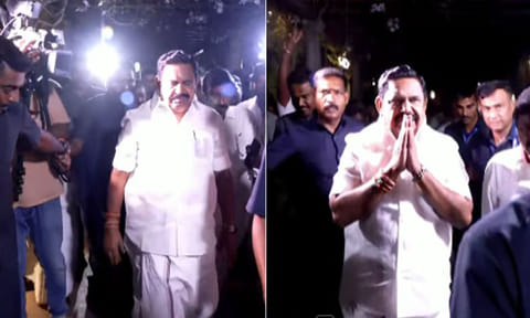 புதுச்சேரியில் அ.தி.மு.க. வெற்றி வேட்பாளர்களுடன் எடப்பாடி பழனிசாமி ஆலோசனை