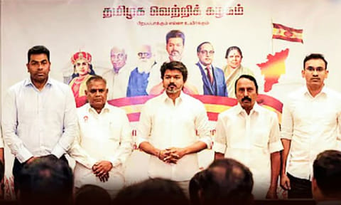 பரபரப்பான அரசியல் சூழலில் இன்று தவெக எம்.எல்.ஏ.க்கள் கூட்டம்