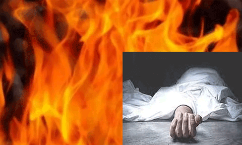 மகன் இறந்த துக்கத்தில் தந்தை தீக்குளித்து தற்கொலை
