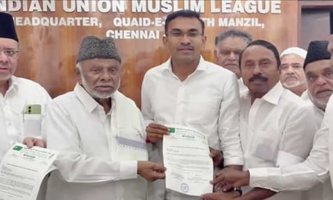 வி.சி.க.வை தொடர்ந்து த.வெ.க.வுக்கு ஆதரவு வழங்கியது ஐ.யூஎம்.எல்.