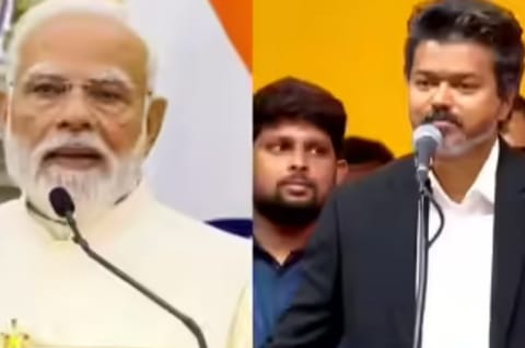 முதல்-அமைச்சர் விஜய்க்கு, பிரதமர் மோடி வாழ்த்து