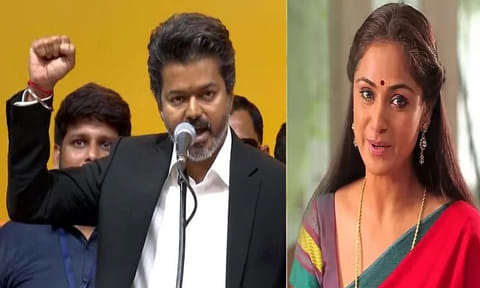முதல்-அமைச்சர் விஜய்க்கு நடிகை சிம்ரன் வாழ்த்து