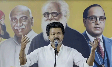 தமிழக முதல்-அமைச்சராக இன்று விஜய் பதவியேற்கிறார்: சென்னையில் 20 இடங்களில் விழா நேரலை ஒளிபரப்பு செய்ய ஏற்பாடு