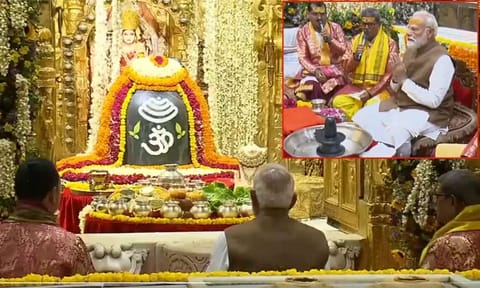 75-வது ஆண்டு நிறைவு விழா.. சோமநாதர் கோவிலில் பிரதமர் மோடி சிறப்பு வழிபாடு