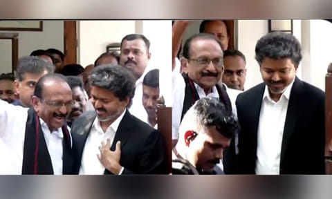 மதிமுக பொதுச்செயலாளர் வைகோவை சந்தித்த முதல்-அமைச்சர் விஜய்