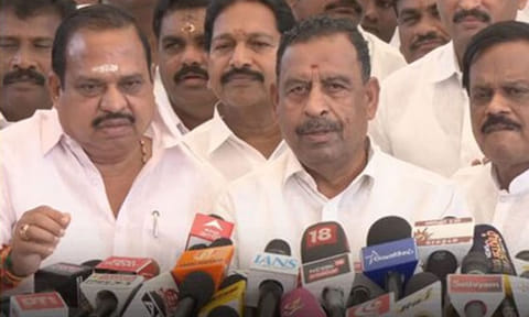 தவெகவிற்கு எதிராக வாக்களிப்போம் - ஈபிஎஸ் ஆதரவாளர்கள் குழு பேட்டி