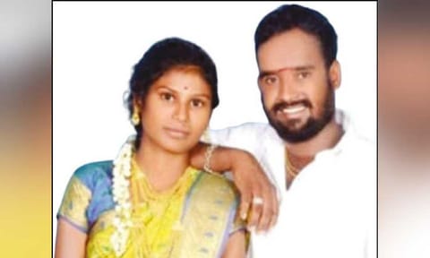 பட்டதாரி பெண்ணை கொன்றுவிட்டு தற்கொலை நாடகமாடிய கணவர் கைது