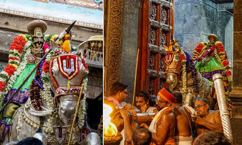 வெள்ளி குதிரை வாகன சேவை