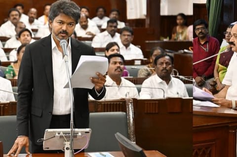 திமுகவுக்கு யதார்த்தம் புரிய போவது இல்லை: முதல் அமைச்சர் விஜய் தாக்கு