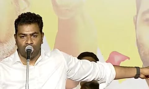 உதயநிதிக்கு பதில் சொல்லலாம் என நினைத்தேன்; விஜய்தான் தடுத்துவிட்டார்: ஆதவ் அர்ஜுனா