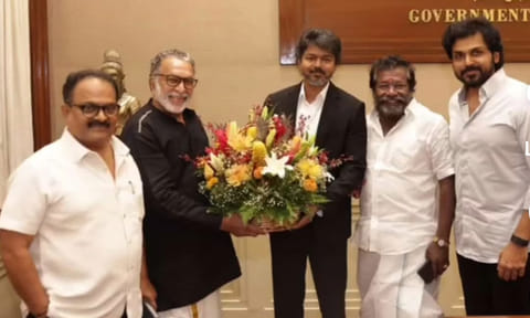 முதல்-அமைச்சர் விஜய்யை சந்தித்த தென்னிந்திய நடிகர் சங்க நிர்வாகிகள்