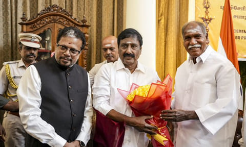 புதுச்சேரி சட்டசபையின் புதிய உறுப்பினர்கள் இன்று பதவியேற்பு