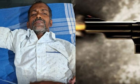 கரூர் அருகே விவசாயி மீது துப்பாக்கி சூடு - 3 பேரிடம் விசாரணை