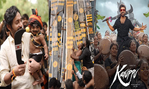 கருப்பணசாமிக்கு 18 அடி அரிவாள் காணிக்கை செலுத்திய “கருப்பு” பட இயக்குநர் ஆர்.ஜே. பாலாஜி