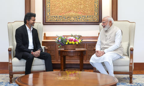 தமிழ்த்தாய் வாழ்த்து: பிரதமர் மோடியிடம் முதல்-அமைச்சர் விஜய் அளித்த கடிதத்தில் அடங்கிய தகவல்கள் வெளியீடு