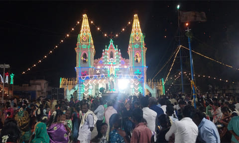 நாகை கருங்கண்ணி புனித அந்தோணியார் ஆலய திருவிழா