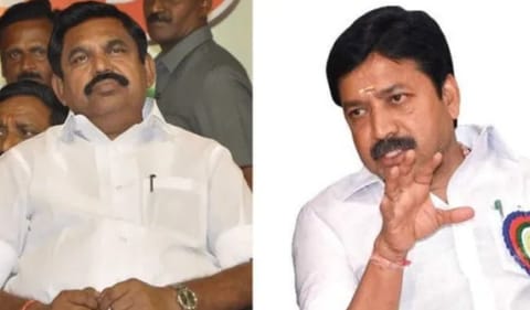 எடப்பாடி பழனிசாமி - சிவி சண்முகம்