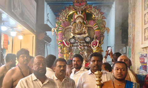 கன்னியாகுமரி பகவதி அம்மன் கோவில் வைகாசி விசாக திருவிழா, வாகன பவனி