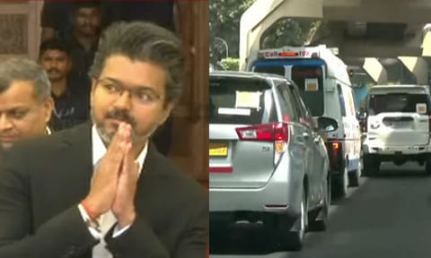 சோனியா, ராகுல் உடனான சந்திப்பு ரத்து; டெல்லியில் இருந்து சென்னை புறப்பட்டார் முதல்-அமைச்சர் விஜய்