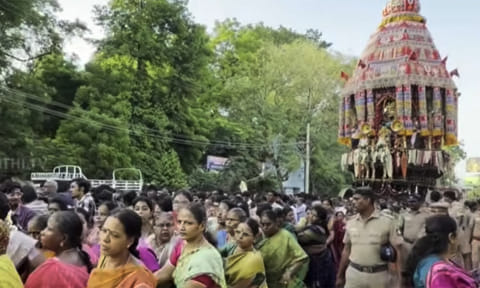 மதுரை கூடலழகர் கோவில் திருவிழா, தேரோட்டம்