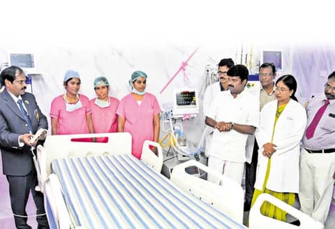 தமிழகத்திலேயே முதன்முறையாக இதயம்-நுரையீரல் மாற்று அறுவை சிகிச்சைக்கான தனிப்பிரிவு சென்னை ராஜீவ்காந்தி அரசு ஆஸ்பத்திரியில் தொடங்கப்பட்டது