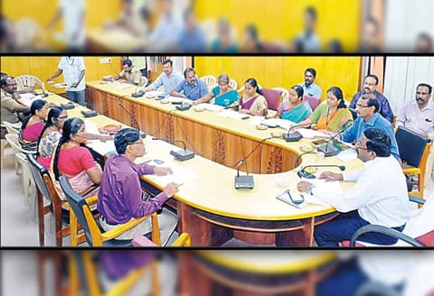 அரசு பொதுத்தேர்வு முன்னேற்பாடு பணிகள் ஆலோசனை கூட்டம்