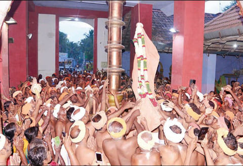 சாமித்தோப்பு அய்யா வைகுண்டசாமி தலைமைப்பதியில் தை திருவிழா தொடங்கியது - கொடியேற்ற நிகழ்ச்சியில் திரளான பக்தர்கள் பங்கேற்பு
