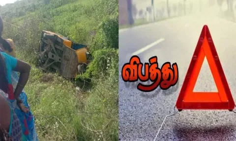 கும்மிடிப்பூண்டி அருகே ஷேர் ஆட்டோ கவிழ்ந்து விபத்து; 5 பெண்கள் படுகாயம்