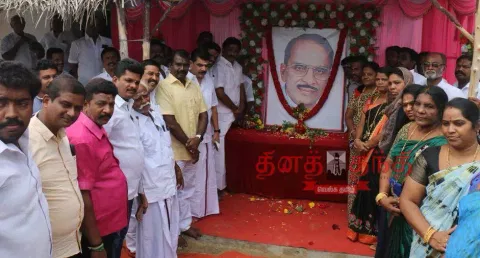 ஏ.எல்.சுப்பிரமணியன் படத்துக்கு மரியாதை