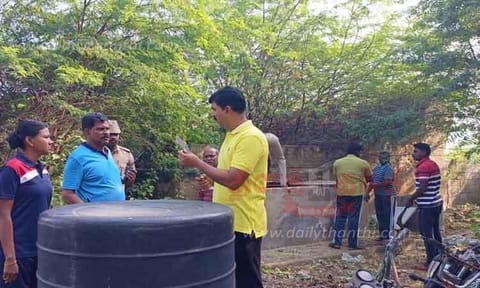 தூய்மை பணிகளை போலீஸ் சூப்பிரண்டு ஆய்வு