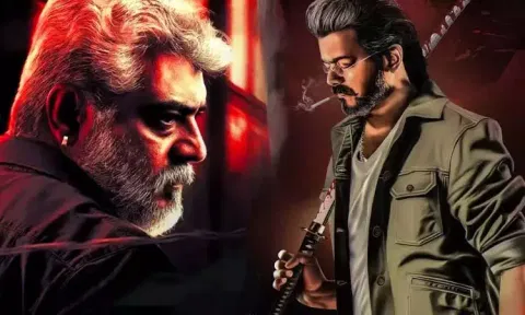 மீண்டும் விஜயுடன் மோதும் அஜித்...! லியோ போன்று படத்திற்கு ஆங்கில தலைப்பு