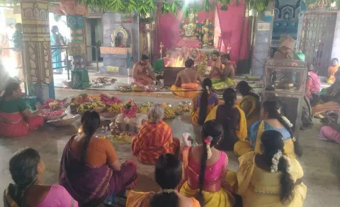 பெரியகுளம்காளஹதீஸ்வரர் கோவில் வருடாபிஷேகம்
