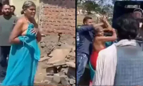 மின் கட்டணம் கட்டாததால் பொருட்கள் பறிமுதல்: அரை நிர்வாணமாக ஓடிய மூதாட்டி!